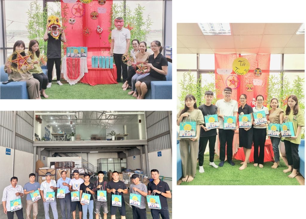 Công ty TNHH Vĩnh Phúc Logistics trao quà trung thu cho CBNV