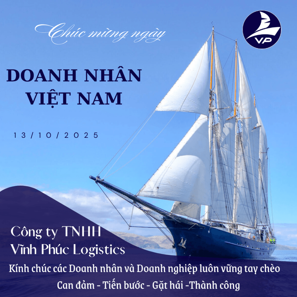 CÔNG TY TNHH VĨNH PHÚC LOGISTICS CHÚC MỪNG NGÀY DOANH NHÂN VIỆT NAM 13/10