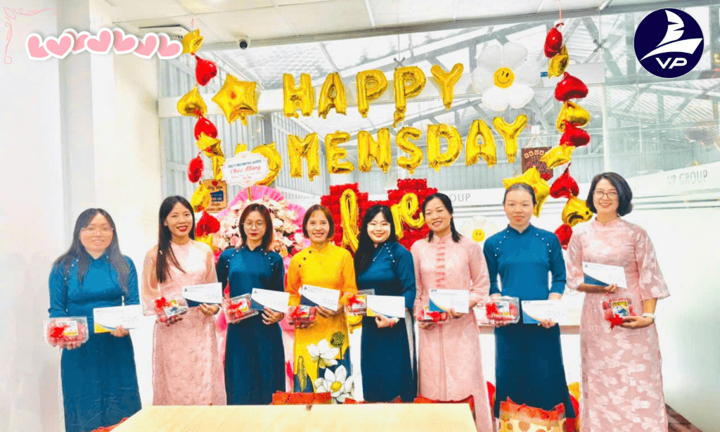 CÔNG TY TNHH VĨNH PHÚC LOGISTICS TỔ CHỨC BUỔI LỄ CHÀO MỪNG NGÀY PHỤ NỮ VIỆT NAM 20/10