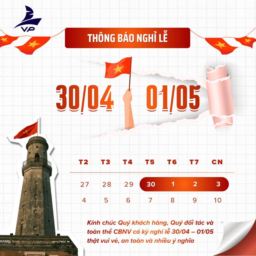 nghỉ lễ 30/04-01/05